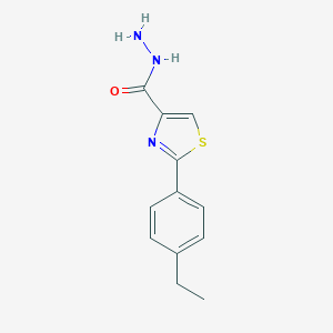 2-(4-Ethylphenyl)-1,3-thiazole-4-carbohydrazide图片