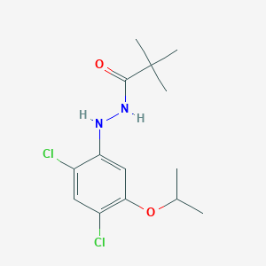 1-Trimethylacetyl-2-(2,4-dichloro-5-isopropoxyphenyl)hydrazine图片