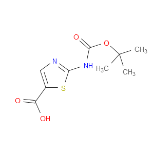 2-(叔丁氧羰基氨基)噻唑-5-羧酸图片