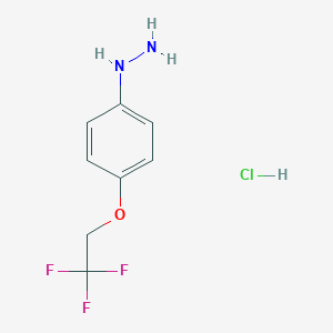 [4-(2,2,2-Trifluoroethoxy)phenyl]hydrazine Hydrochloride图片