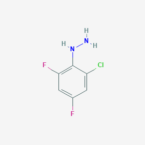 (2-chloro-4,6-difluorophenyl)hydrazine图片
