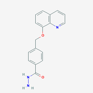 4-[(Quinolin-8-yloxy)methyl]benzohydrazide图片
