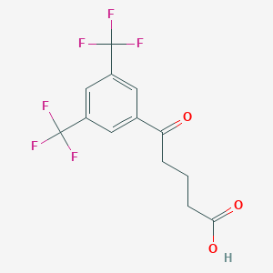 5-(3,5-Ditrifluoromethylphenyl)-5-oxovaleric acid图片