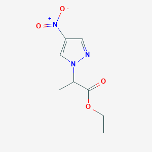2-(4-Nitro-pyrazol-1-yl)-propionic acid ethyl ester图片