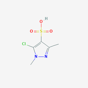 5-Chloro-1,3-dimethyl-1H-pyrazole-4-sulfonic acid图片