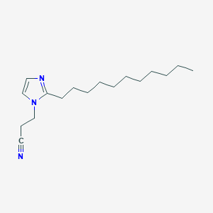 3-(2-Undecylimidazol-1-yl)propanenitrile图片