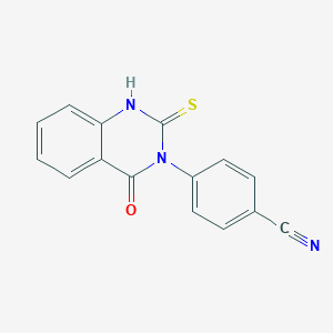 4-(4-Oxo-2-sulfanyl-3,4-dihydroquinazolin-3-yl)benzonitrile图片