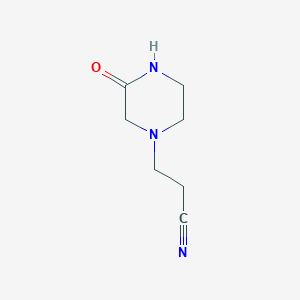 3-(3-Oxopiperazin-1-yl)propanenitrile图片