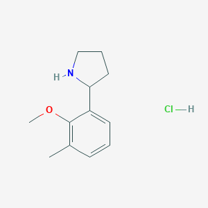2-(2-Methoxy-3-methylphenyl)pyrrolidine Hydrochloride图片
