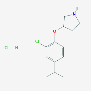 3-(2-Chloro-4-isopropylphenoxy)pyrrolidine Hydrochloride图片