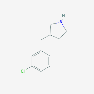 3-[(3-Chlorophenyl)methyl]pyrrolidine图片