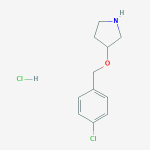 3-[(4-Chlorobenzyl)oxy]pyrrolidine Hydrochloride图片