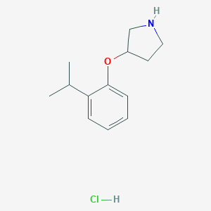 3-(2-Isopropylphenoxy)pyrrolidine Hydrochloride图片