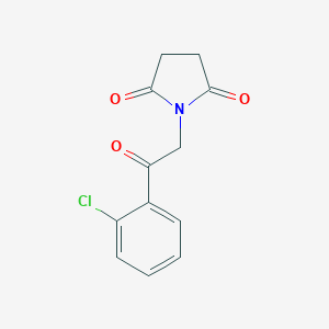 1-[2-(2-Chlorophenyl)-2-oxoethyl]pyrrolidine-2,5-dione图片
