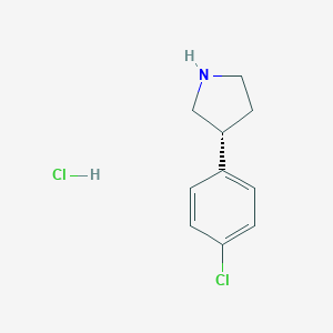 (R)-3-(4-Chlorophenyl)pyrrolidine Hydrochloride图片
