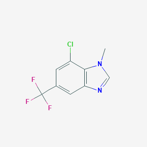 7-Chloro-1-methyl-5-(trifluoromethyl)benzimidazole图片