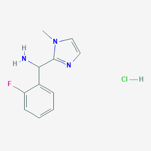 (2-Fluorophenyl)-1-methyl-1H-imidazole-2-methanamine Hydrochloride(1:1)图片