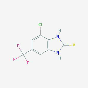4-Chloro-2-mercapto-6-(trifluoromethyl)-benzimidazole图片