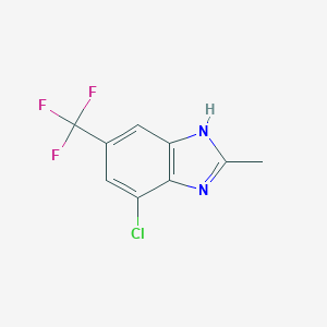 4-Chloro-2-methyl-6-(trifluoromethyl)benzimidazole图片