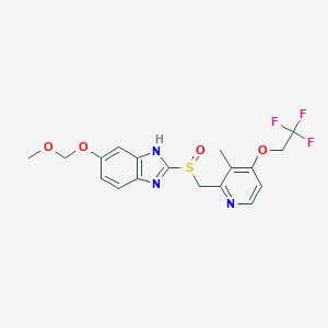 2-[[[3-Methyl-4-(2,2,2-trifluoroethoxy)-2-pyridyl]methyl]sulfinyl]-5-methoxy-O-methyl-1H-benzimidazole图片