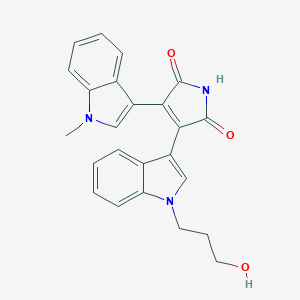 3-[1-(3-Hydroxypropyl)-1H-indol-3-yl]-4-(1-methyl-1H-indol-3-yl)-1H-pyrrole-2,5-dione图片