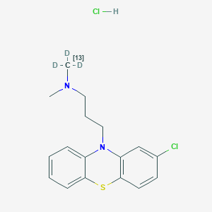 Chlorpromazine-13C,d3 Hydrochloride图片