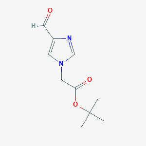 (4-Formyl-imidazol-1-yl)-acetic acid tert-butyl ester图片
