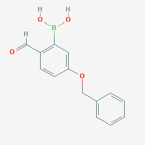 5-(Benzyloxy)-2-formylphenylboronic Acid图片
