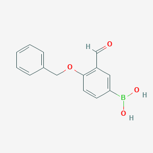 4-Benzyloxy-3-formylphenylboronic Acid图片