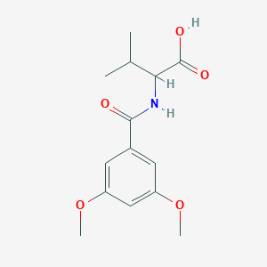 2-[(3,5-dimethoxyphenyl)formamido]-3-methylbutanoic acid图片