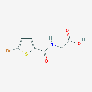 2-[(5-Bromothiophen-2-yl)formamido]acetic Acid图片