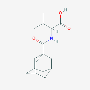 2-(Adamantan-1-ylformamido)-3-methylbutanoic Acid图片