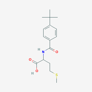 2-[(4-tert-Butylphenyl)formamido]-4-(methylsulfanyl)butanoic Acid图片