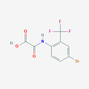 {[4-Bromo-2-(trifluoromethyl)phenyl]carbamoyl}formic Acid图片