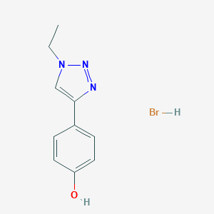4-(1-Ethyl-1H-1,2,3-triazol-4-yl)phenol hydrobromide图片