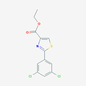2-(3,5-二氯苯基)-1,3-噻唑-4-羧酸乙酯图片