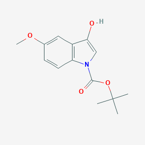 3-Hydroxy-5-methoxy-1H-indole,N-BOC protected图片