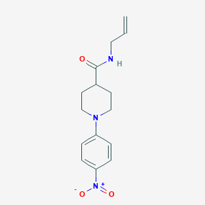 N-Allyl-1-(4-nitrophenyl)-4-piperidinecarboxamide图片