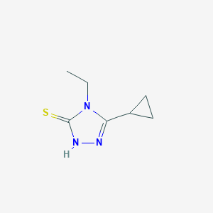 5-cyclopropyl-4-ethyl-4H-1,2,4-triazole-3-thiol图片