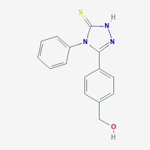 3H-1,2,4-Triazole-3-thione,2,4-dihydro-5-[4-(hydroxymethyl)phenyl]-4-phenyl-图片