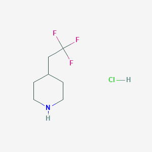 4-(2,2,2-trifluoroethyl)piperidine hydrochloride图片