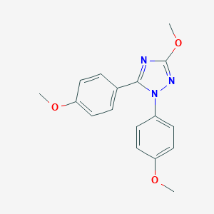 3-Methoxy-1,5-bis(4-methoxyphenyl)-1H-1,2,4-triazole图片