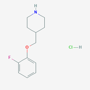 4-[(2-Fluorophenoxy)methyl]piperidinehydrochloride图片