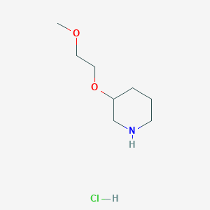 3-(2-methoxyethoxy)piperidine hydrochloride图片