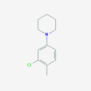 1-(3-Chloro-4-methylphenyl)piperidine图片