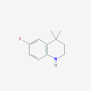 6-Fluoro-4,4-dimethyl-2,3-dihydro-1H-quinoline图片