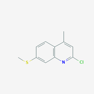 2-chloro-4-methyl-7-(methylthio)quinoline图片