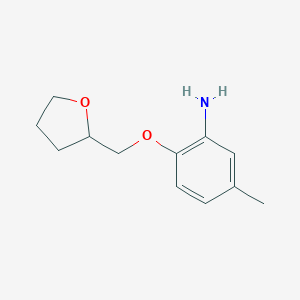 5-Methyl-2-(tetrahydro-2-furanylmethoxy)aniline图片