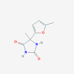 5-methyl-5-(5-methylfuran-2-yl)imidazolidine-2,4-dione图片
