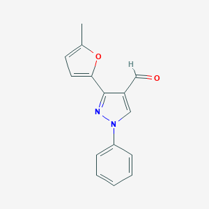 3-(5-Methylfuran-2-yl)-1-phenyl-1H-pyrazole-4-carbaldehyde图片